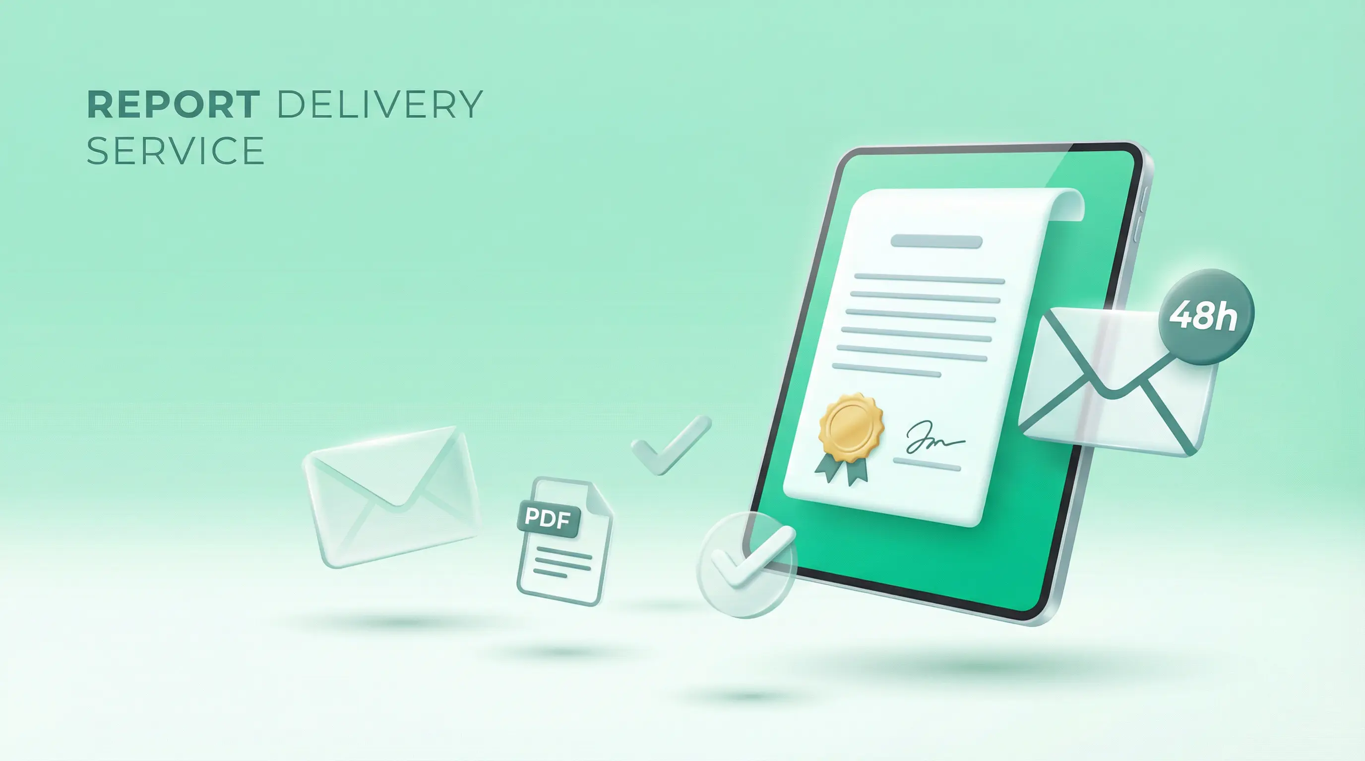 Gutachten erhalten – Fertiges Gutachten innerhalb 48h, digital per E-Mail oder gedruckt