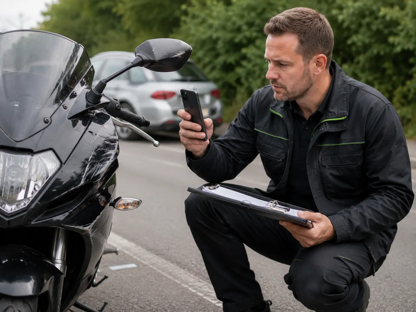 Unfallgutachten Motorrad – professionelle Schadensdokumentation nach Sturz